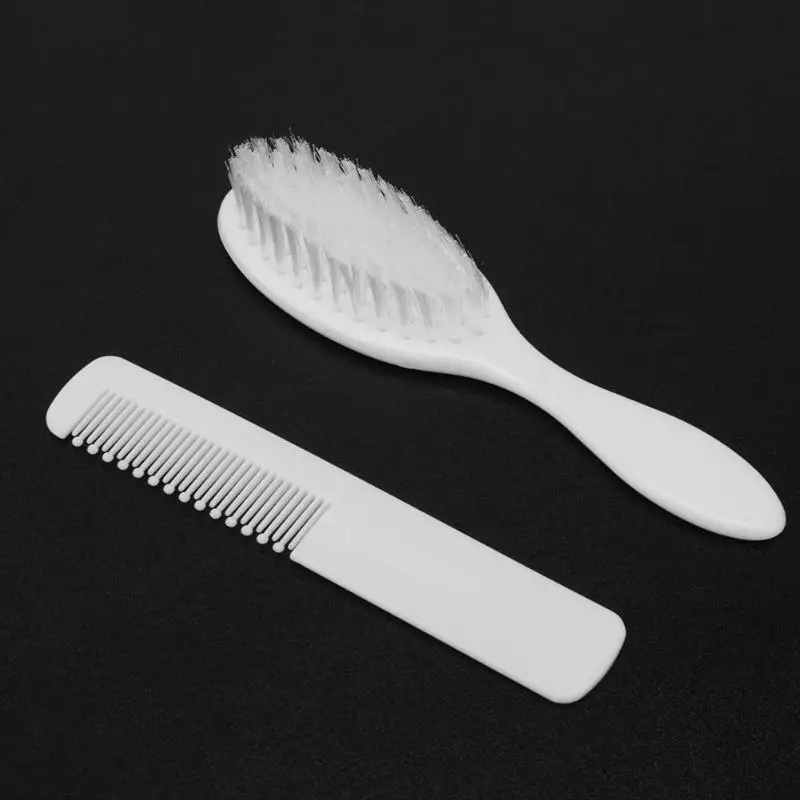 2pcs/Set 0-3Y Baby Combs Kit Hairbrush Head Massager Soft Gentle Comb for Boys Girls Newborn Baby Kids Hair Care Accessories