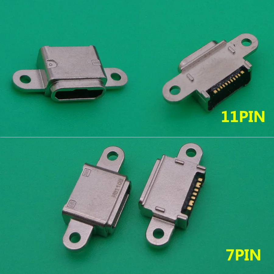 20 шт. 7Pin 11Pin для Samsung Galaxy S7 G9300 G930F Edge G9350 G935F micro usb разъем зарядки док