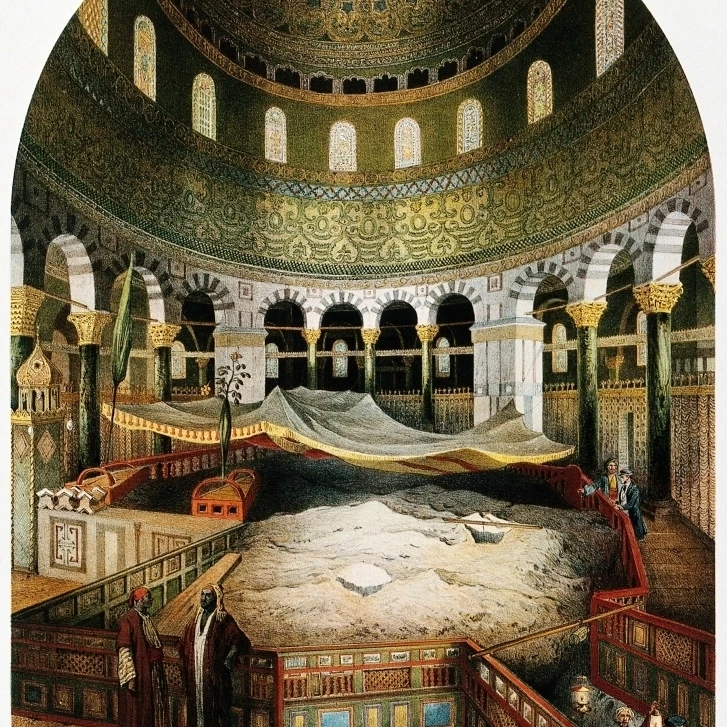 Dome of the Rock  Jerusalem  1862 Poster Print by Science Source (18 x 24)