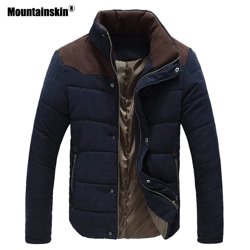 Мужская теплая куртка Mountainskin хлопковая парка с подкладкой верхняя одежда осень
