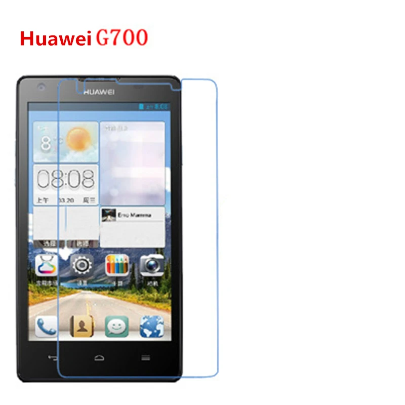 

5 Pcs Ultra Thin Clear HD LCD Screen Guard Protector Film With Cleaning Cloth For Huawei G700.
