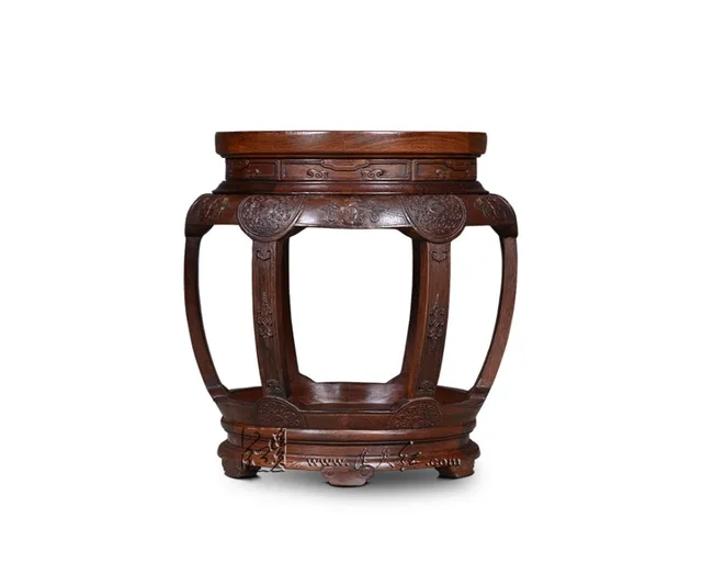 The Imperial Palace Book Reservation Chinese Antique Furniture The Imperial Palace Book Reservation Chinese Antique Furniture Burmese Rosewood Bench Home Decoration Round Stool - The Imperial Palace Book Reservation Chinese Antique Furniture
