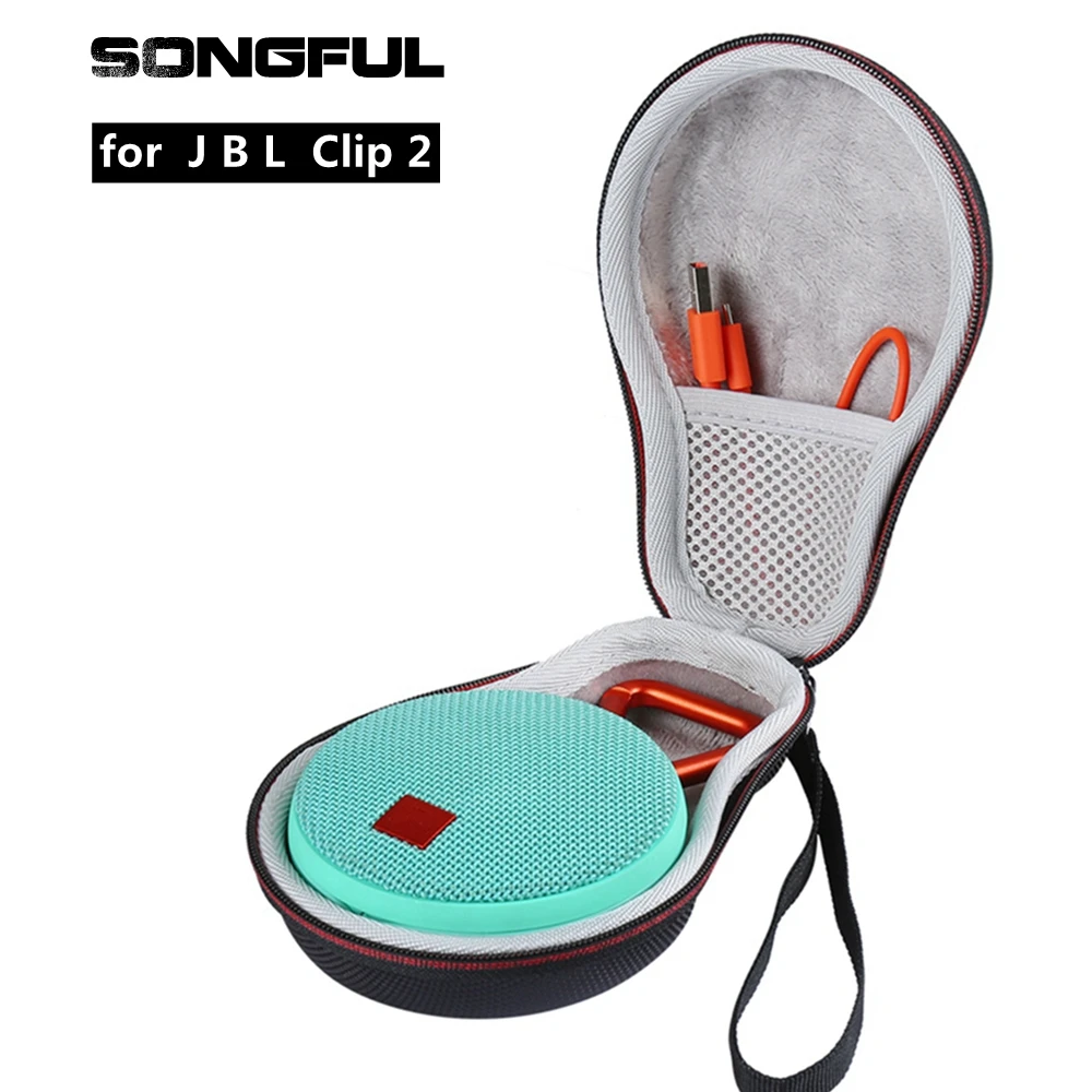 

Bluetooth Speaker Case Cover for JBL Clip 2 Wireless Speakers Clip2 Soundbox Storage Box Carry Bag Pouch Protector EVA Hard Case