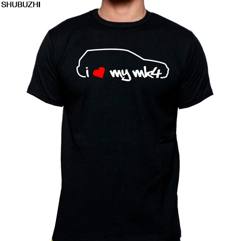 

Classic Japanese car fans I Love My MK4 Golf 4 T-Shirt Sticker SET GTI VR6 R32 EDM Tuning Styling Tee shirt sbz1327