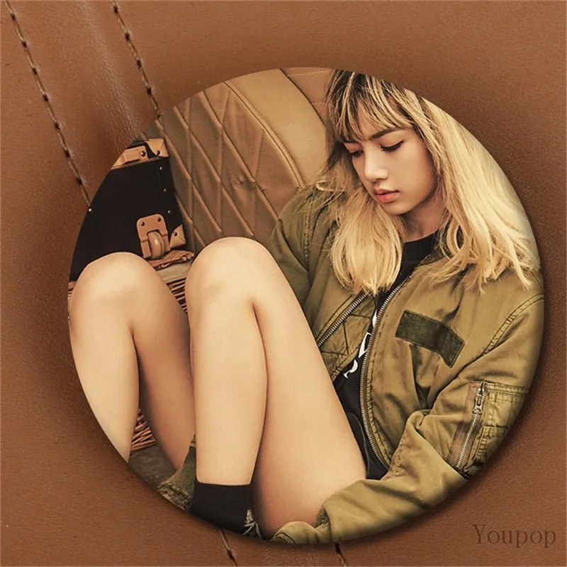 Youpop Kpop Корейская мода черный розовый Blackpink альбом бумбаян брошь, значок на булавке аксессуары для одежды шляпа рюкзак