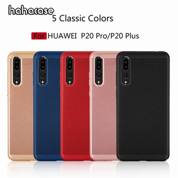 

100pcs Heat Dissipation Hard PC Mesh Cover For Huawei P30 P20 Mate 20 Pro Lite Nova 4 Y9 Y7 Y6 Y5 2019 Slim Honeycomb Back Case