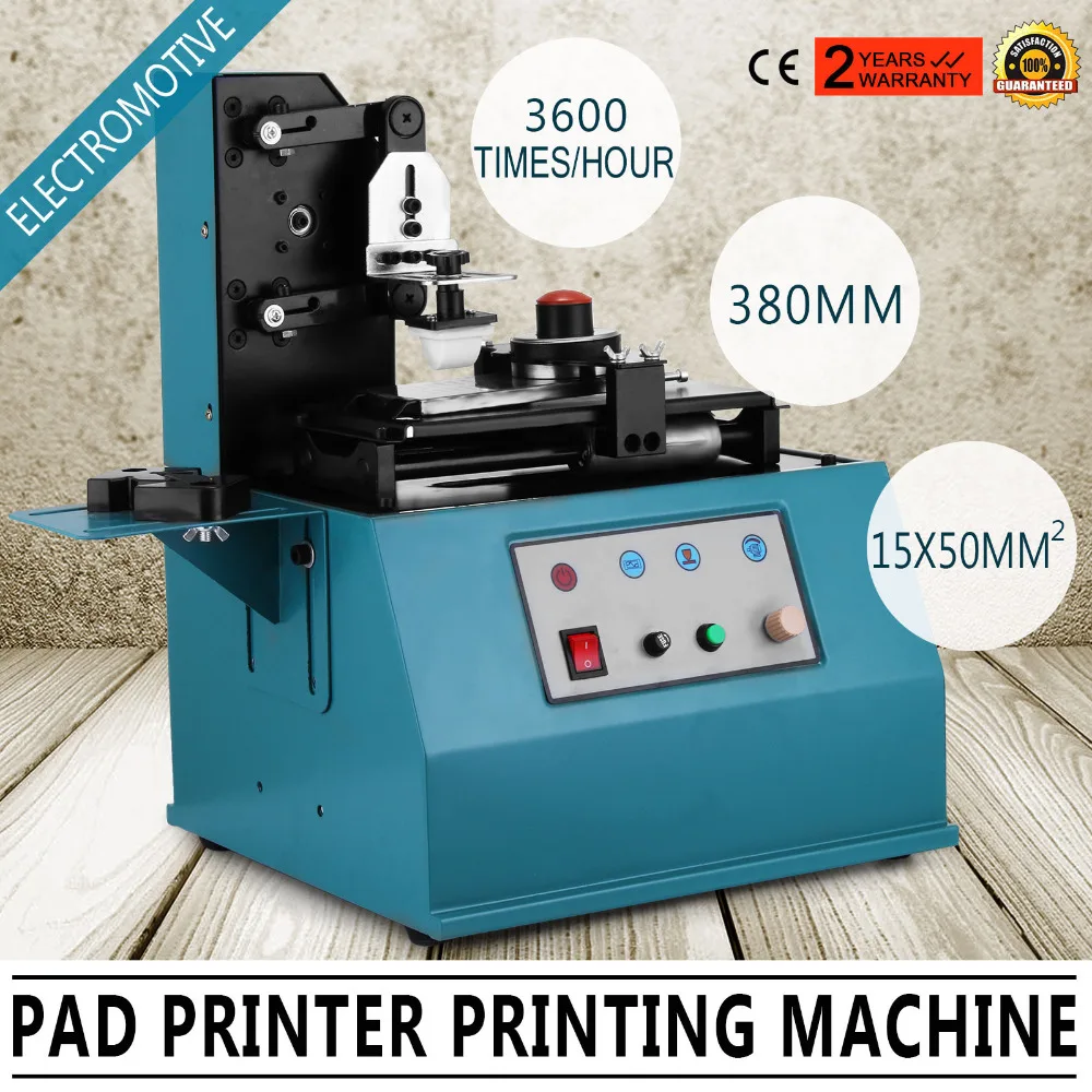 

TDY-300C Pad Printer Printing Machine 3600times/hour Logo USA Stock PROFESSIONAL