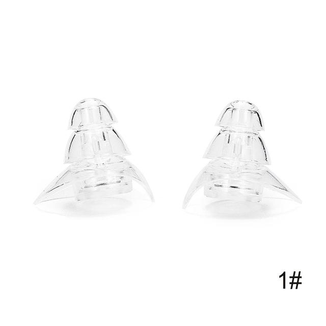 Ear Plugs Ear Protection Soft Silicone Reusable Music Earplugs Noise Reduction For Sleep DJ Bar Bands Sport W/ Case