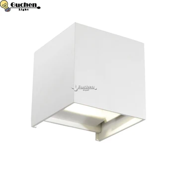 

Led Wall Lamp bedside square cube Sconces Indoor Modern Stair Light Fixture Bedroom kid Shop Hallway Loft Up Down Showcase LED