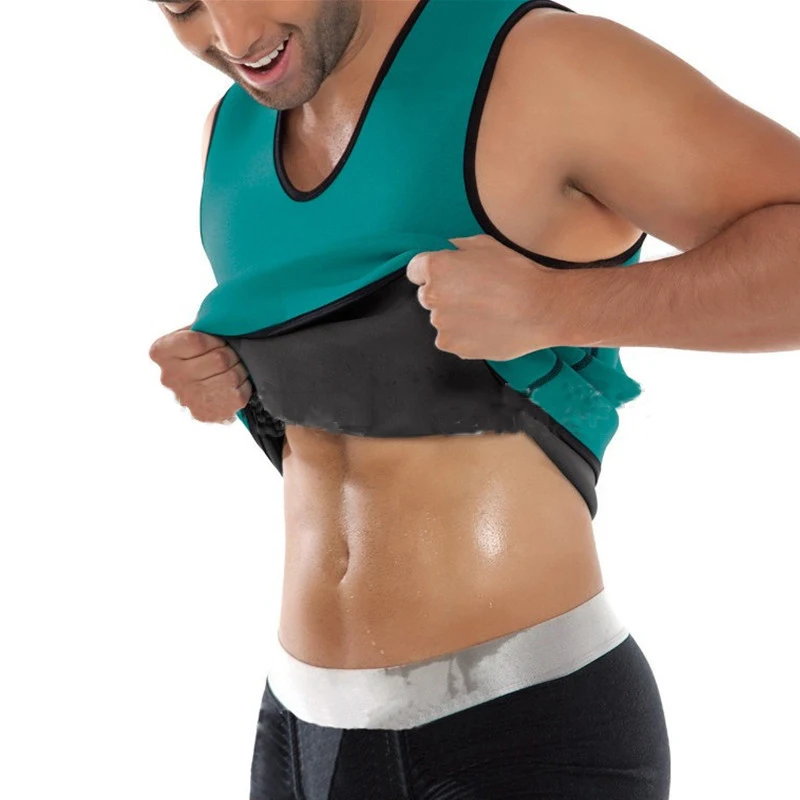 Slimming Belt Belly Men Slimming Vest Body Shaper Neoprene Abdomen Fat Burning Shaperwear Waist Sweat Corset Weight Loss Suit-1