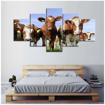 

Animal cow 5d diy diamond Painting Cross Stitch Full square embroidery Mozaik puzzle painting by numbers Stickers 5pcsZP-2121