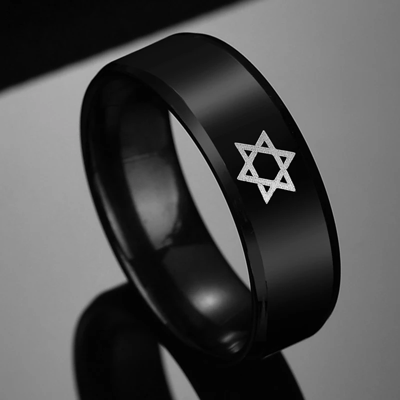 Nextvance Звезда Давида гексаграмма кольца крест Распятие палец кольцо для Рождественский подарок религиозная защита украшения Аниме