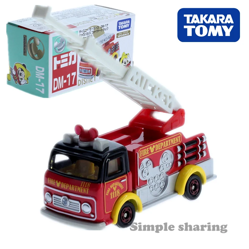 mickey mouse fire truck toy