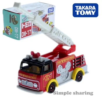 

Takara Tomy Tomica Disney Motors DM17 Mickey Mouse Fire Truck model kit dieCast miniature Car Toy Collectibles funny baby toys
