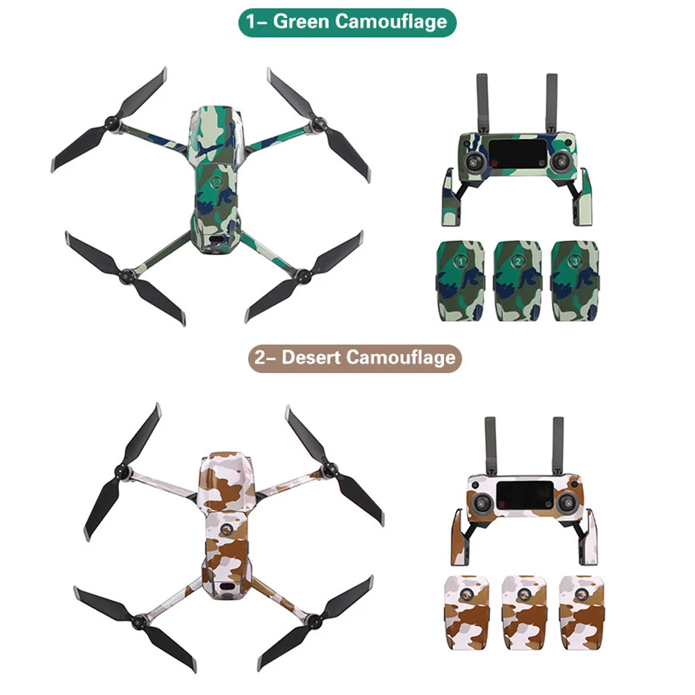 

Anti Scratch Carbon Fiber Sticker For DJI Mavic 2 PRO ZOOM Skin Waterproof Drone Body Remote Control Battery Arm Wrap Decals
