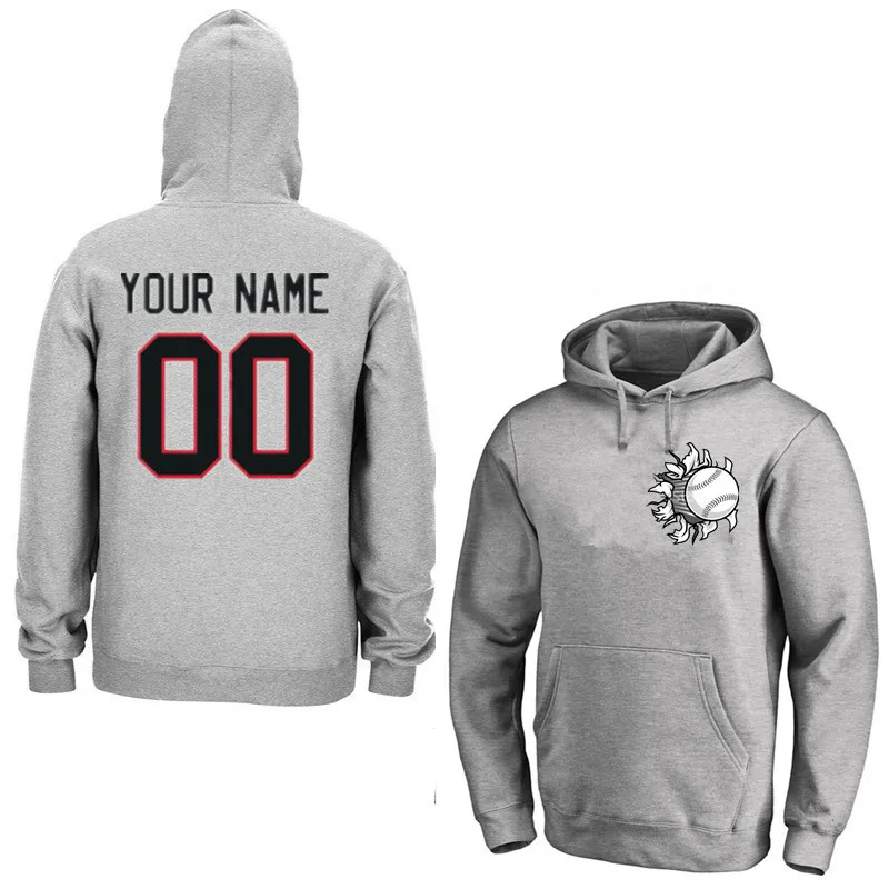 Baseball Logo Picture Style Hoodies New Stitching Jerseys Customize Any