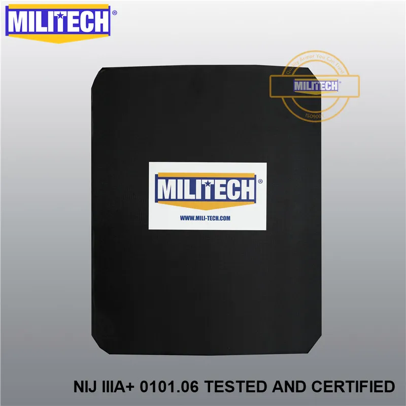 MILITECH NIJ IIIA+ Lvl 3A Номинальная стальная пуленепробиваемая вставка NIJ уровень 3A пуленепробиваемый рюкзак панель Студенческая сумка пуленепробиваемая панель