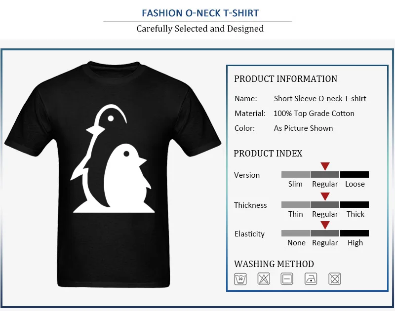 Discount Summer T-shirts Summer 100% Cotton Fabric O-Neck Tops T Shirt Short Sleeve Group White Pengew Tee Shirts Top Quality White Pengew