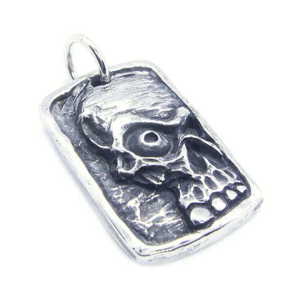 

Ghost Skull Pendant 316 Stainless Steel Fashion Steel New Fashion Silver Mens Skull Pendant