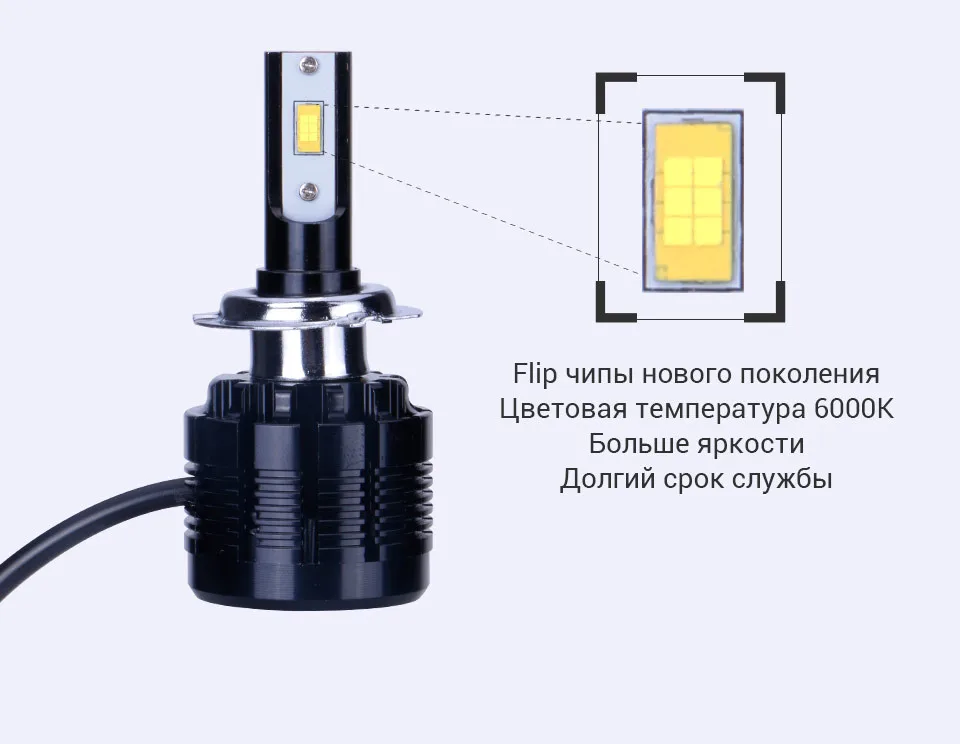 TC-X LED светодиодные лампы H1 H7 LED H11/H8/H9 H4/9003 9005/HB3 9006 /HB4 880/H27 7200LM 6000 К фары автомобиля ближний дальний свет противотуманные фары