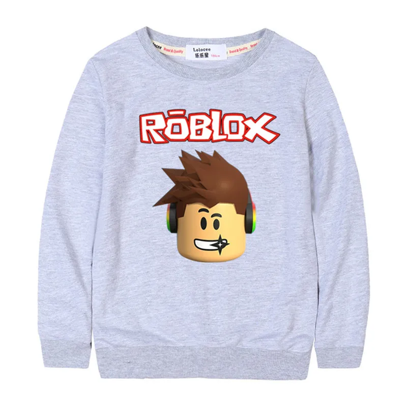 Us 57 25 Offkids Hoodies Roblox Boys Sweatshirt Long Sleeve Thin Outwear Costumes Cotton Clothes Pullover Shirts Childrens Clothing In Hoodies -