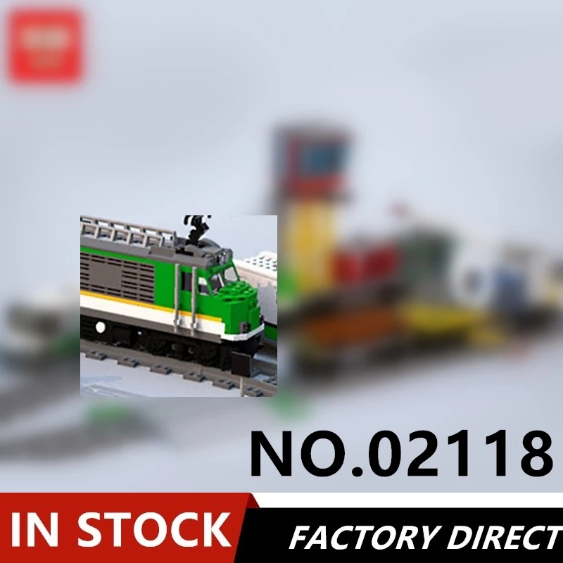 

Building blocks LEPIN02118 1373pcs Compatible with legoingly City 60198 Bricks Cargo Train figures Educational toys for children