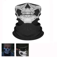 Mooreaxe Motorcycle Face Mask Magic Headscarf Skull Skeleton Ghost Masks Halloween Props Masquerade Party Neck Balaclavas