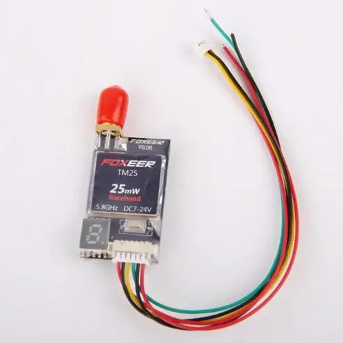 

Foxeer TM600 5.8GHz 40CH RaceBand TM25/TM200/TM600 Transmitter compatible Foxeer 5.8G antenna for QAV250 210 215 drone