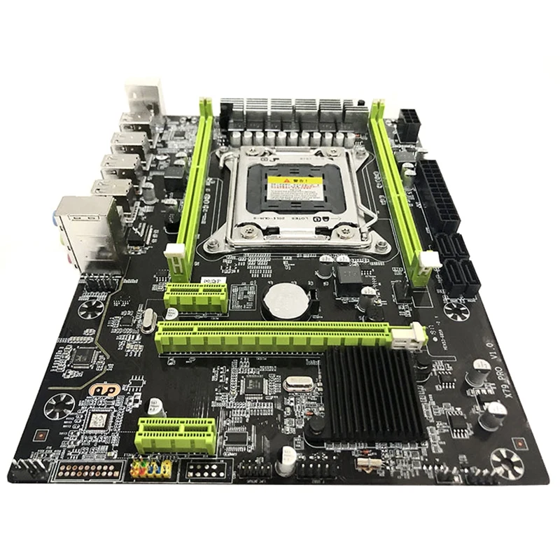 Материнская плата X79M Pro для Intel Lga 2011 E5 2640 2650 2660 Ddr3 2680/1600/1333 МГц 32 Гб M.2 Pci E M