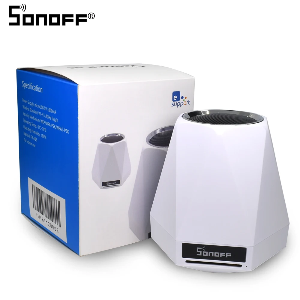 

Sonoff SC Wireless WiFi Real Time Smart Monitor Light intensity Sound level Humidity Temperature Air quality Sensor for Indoor