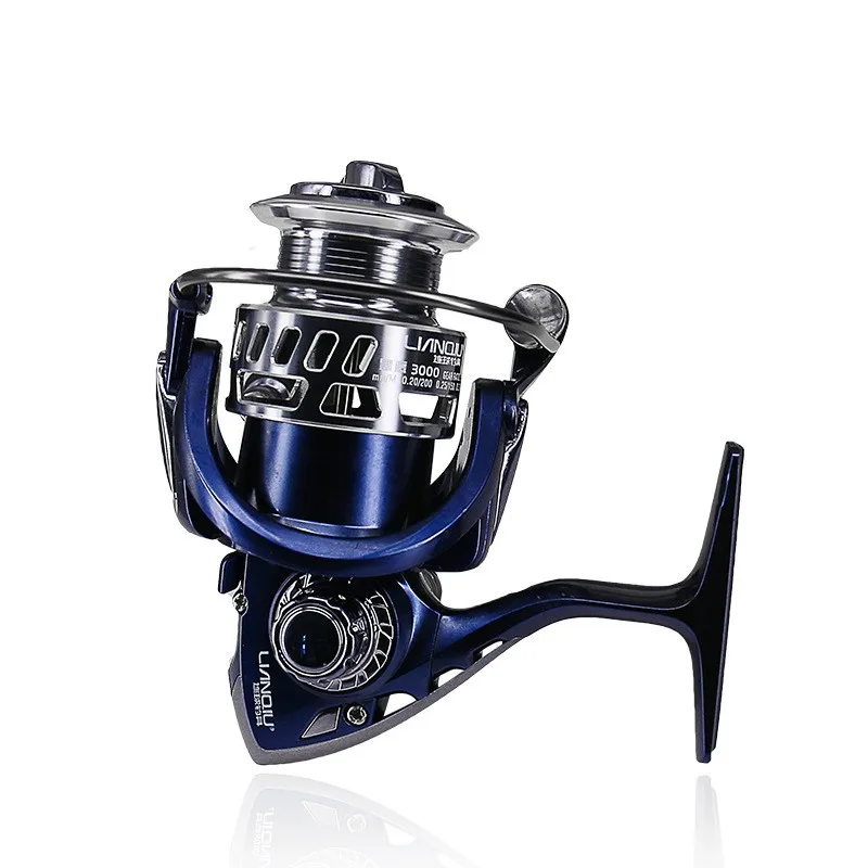 

2019 New Double Brake Design Fishing Reel Super Strong Carp Fishing Feeder Spinning Reel Spinning wheel type fishing wheel MG