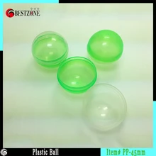 45 мм Зеленая прозрачная цветная пластиковая игрушка-вкладыш шар для свадьбы Праздничное оформление