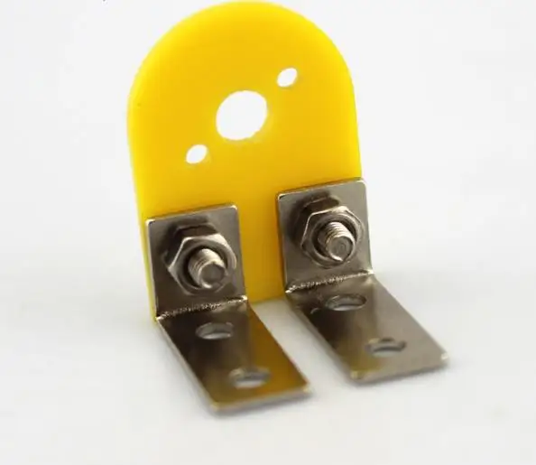 

050 Motor Seat L Type Motor Fixed Holder Support Bracket Metal + Plastic