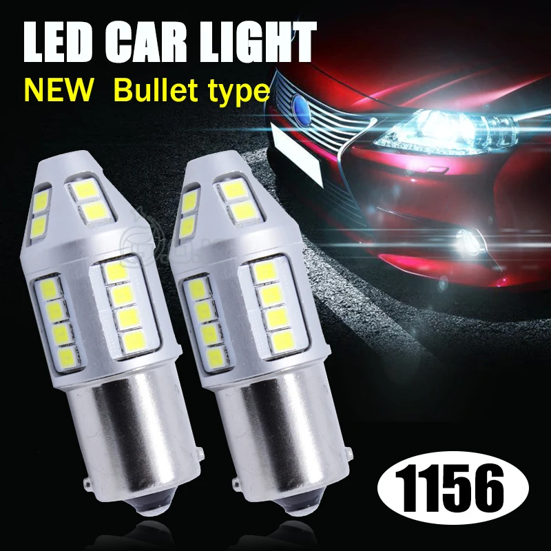 

2pcs BA15S BAY15D 33SMD 2835 LED High Power 1156 1157 led 30w Lamp Auto p21w R5W led car bulbs Reverse Lights Source parking 12v