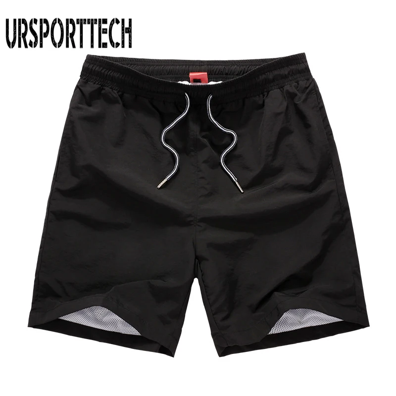 

Summer Beach Shorts Men Waterproof Quick Drying Solid Color Board Shorts Men's Loose Pocket Short Male Boardshort Plus Size 4XL