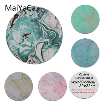 

MaiYaCa Top Quality Marble Super Deal mouse pad gamer play mats Round Mouse Pad PC Computer Mat