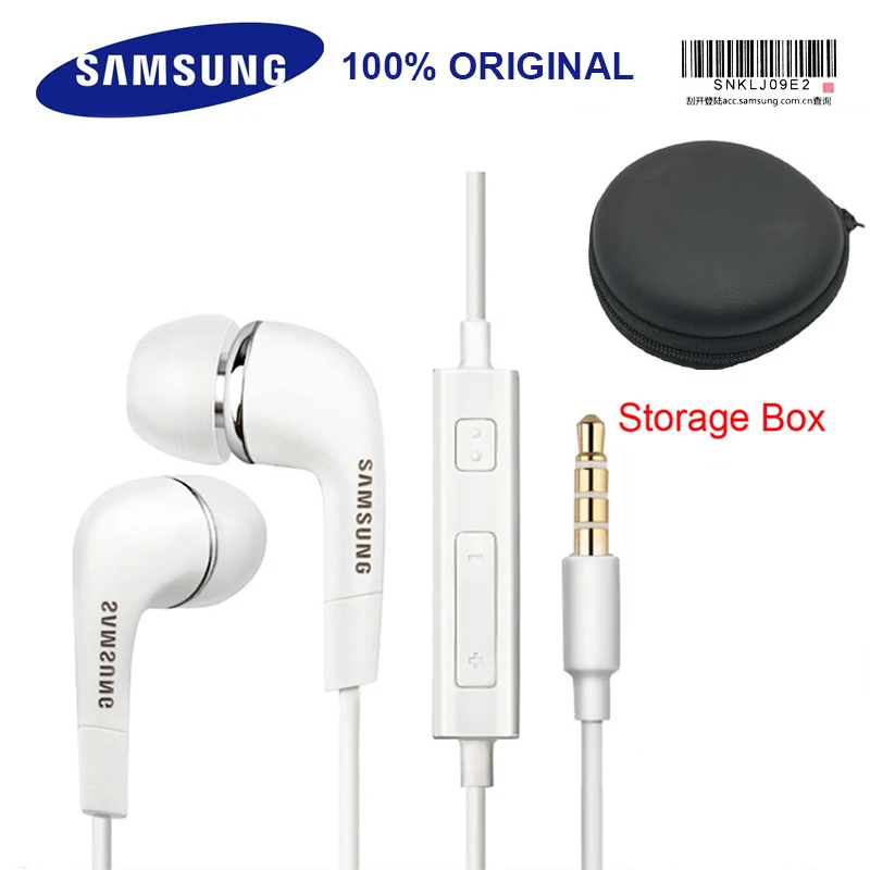 

Origianl Samsung ehs64avfwe earphone with storage for Samsung GalaxyS9 S9Plus S8 S8Edge Note8 S6 SMG920 S3/S4/S5 Xiaomi headset