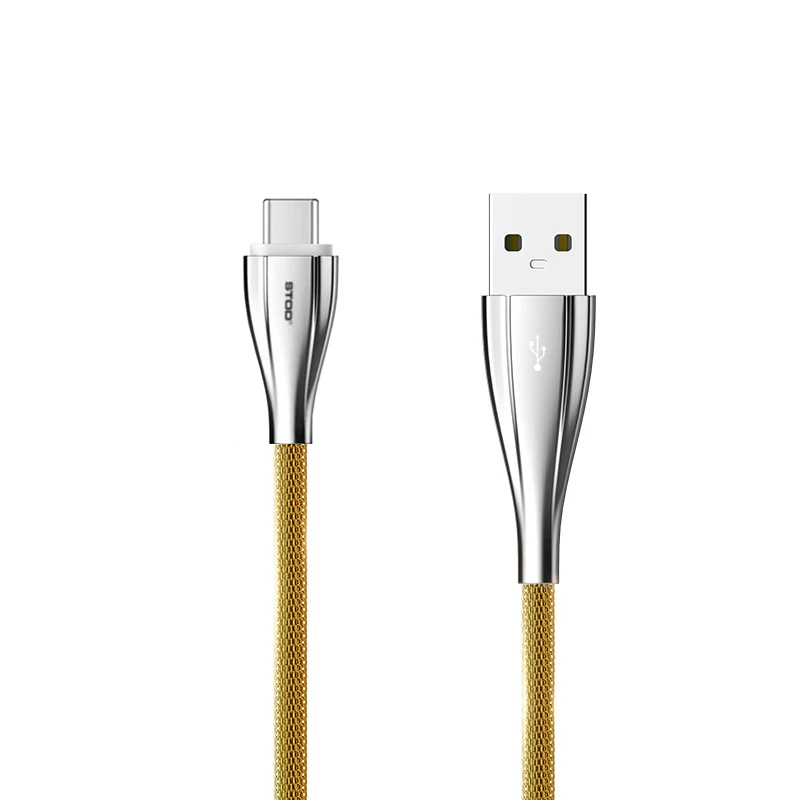 USB кабель STOD типа C стальной плетеный для синхронизации данных Samsung S8 C5 C7 Nexus 6P 5X Huawei