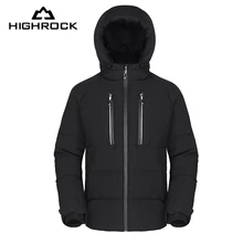 Highrock гусиный пуховик для мужчин зимнее утепленное пальто с подогревом для спорта на открытом воздухе Пешие прогулки X117