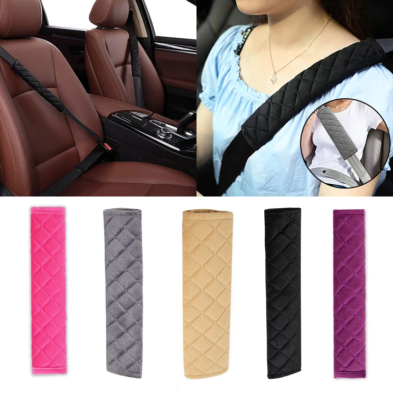 1PC Universal Car Seat Belt Shoulder Pad Cover Comfort Harness Pads Car