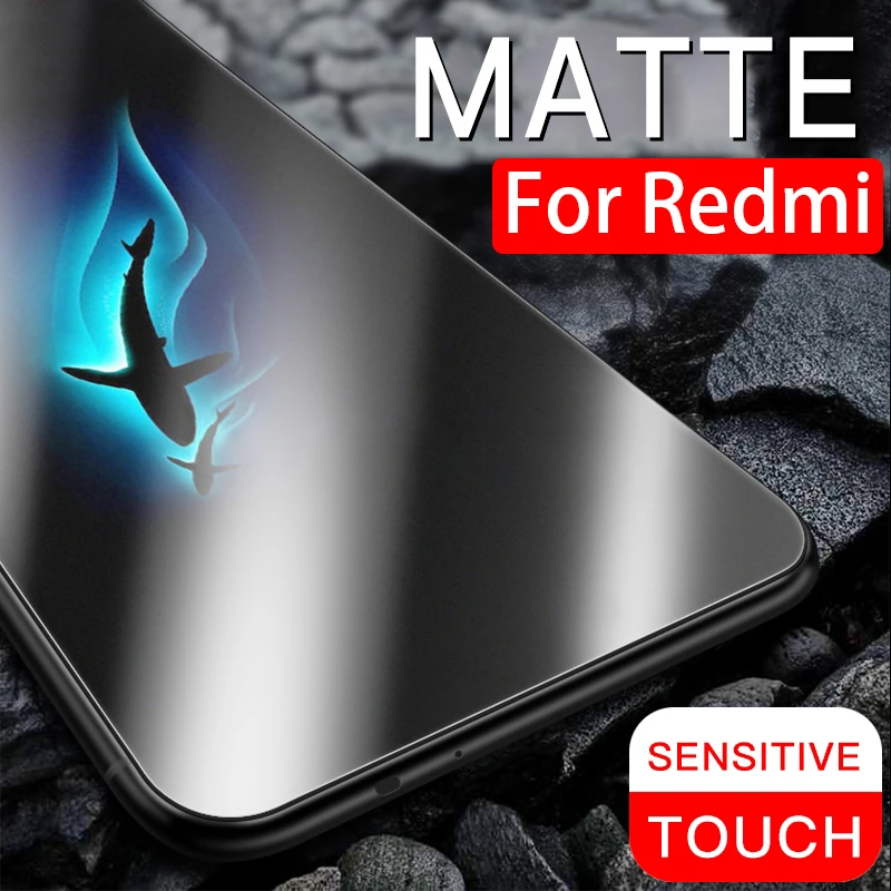 

9H anti-glare Matte Tempered Glass For redmi note 7 6 k20 pro Full Screen Protector for redme a2 lite go Frosted Protective glas