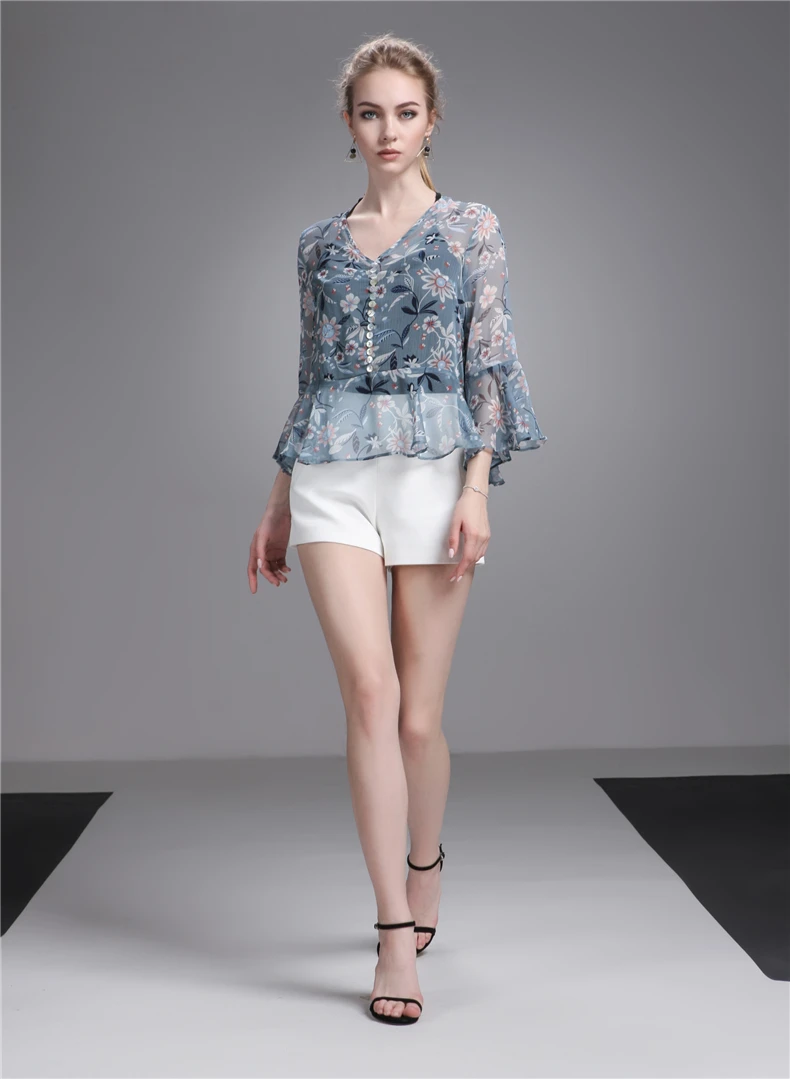 Женская мода рукав-пагода печатные рубашки швейный Шаблон Резки одежды для рисования DIY M86