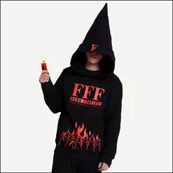 Новинка 2017 года Костюмы из аниме FFF бака для Тесты чтобы Shoukanjuu тенденции моды черная кашемировая Толстовка осень-зима Стиль