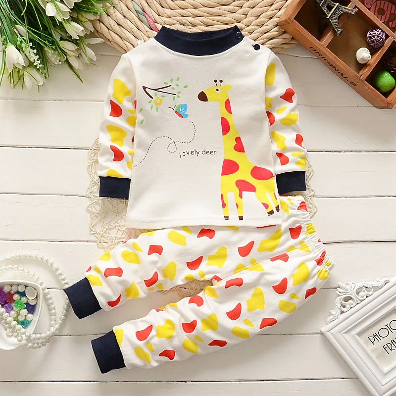

Children's underwear set cotton shoulder buckle Boy and girl children's home service baby baby underwear