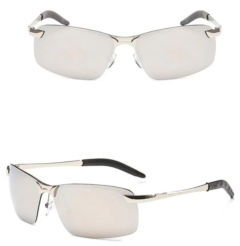Фирменный дизайн поляризованные солнцезащитные очки для мужчин прямоугольное покрытие вождения очки зеркальные Спортивные солнцезащитные очки gafas de sol UV400