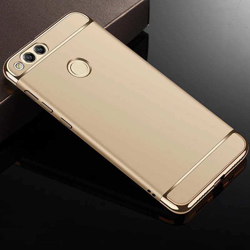 

YonLinTan coque,case,cover for HuaWei Honor 7X 7 5 X 5X back phone Luxury On 360 3d Hard plastic 3d cute 3 in 1 Original Cases