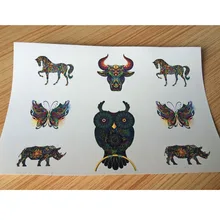 A4 струйный лазерное пустой Временная татуировочная бумага Водонепроницаемый безвредны для кожи тела Набор для ногтевого дизайна(10 компл./лот