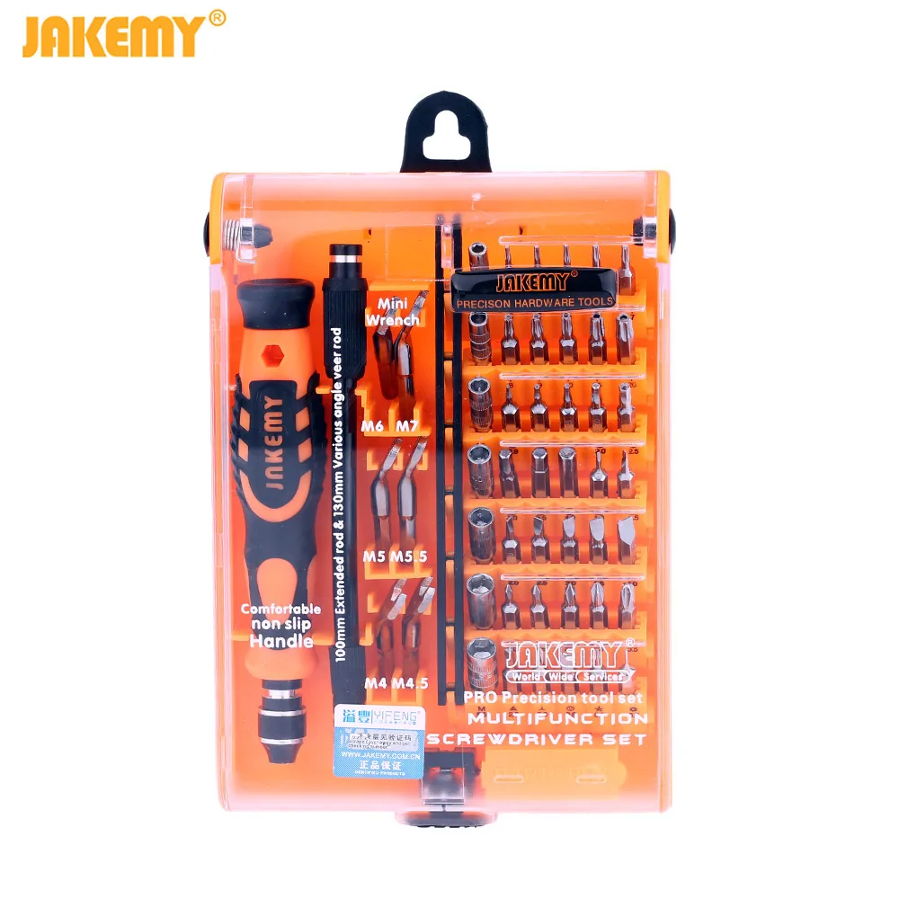 JAKEMY JM-8150 52 в 1 Набор отверток ремонтные инструменты Магнитная Прецизионная отвертка для электроники камера DIY обслуживание