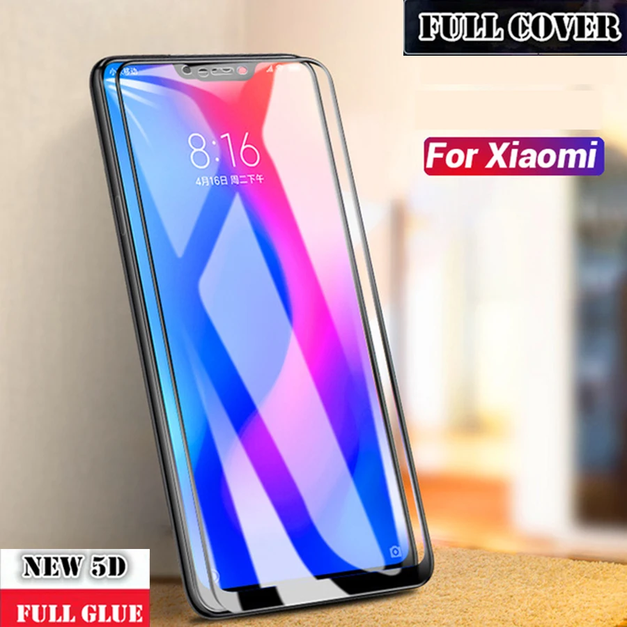 Для Xiaomi mi 8 SE A2 Lite A1 x 2 s 5D полный чехол анти-Защита от царапин Закаленное Стекло