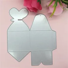 Lovely Wedding Box metal die cuts metal cutting dies scrapbooking suit for fustella big shot cutting
